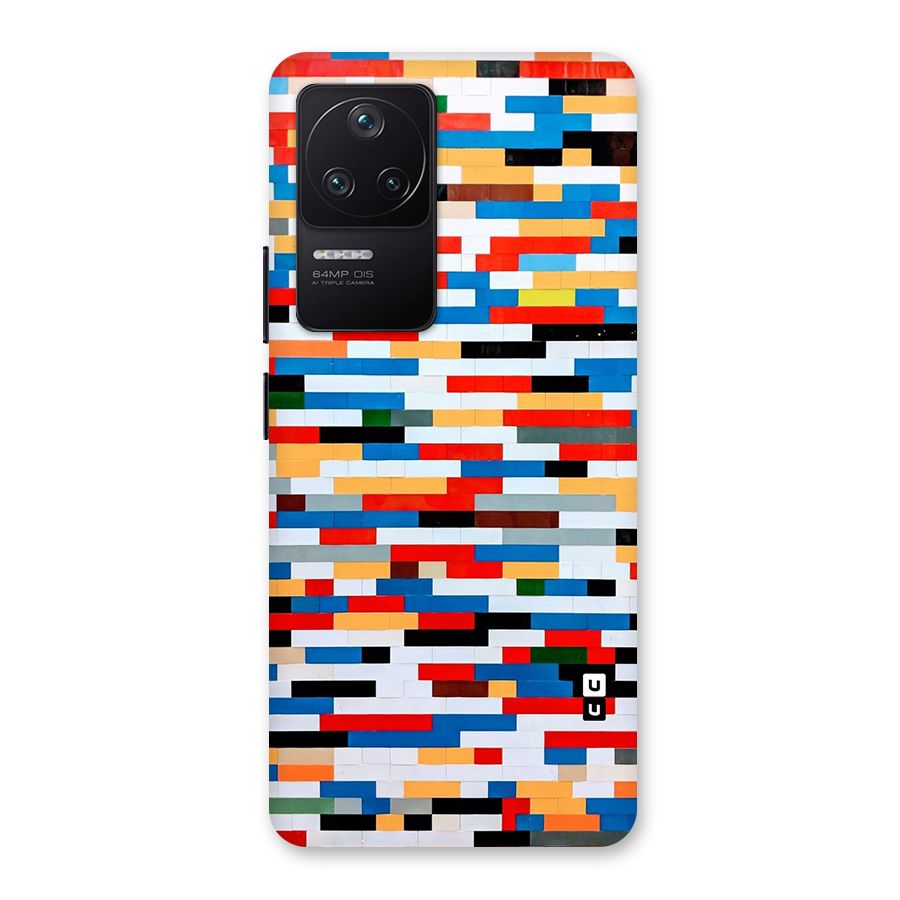 Cool Colors Collage Pattern Art Back Case for Poco F4 5G