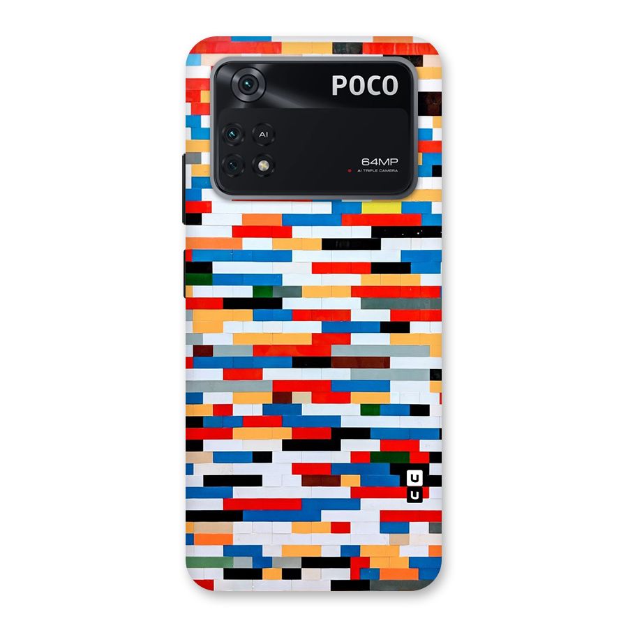 Cool Colors Collage Pattern Art Back Case for Poco M4 Pro 4G