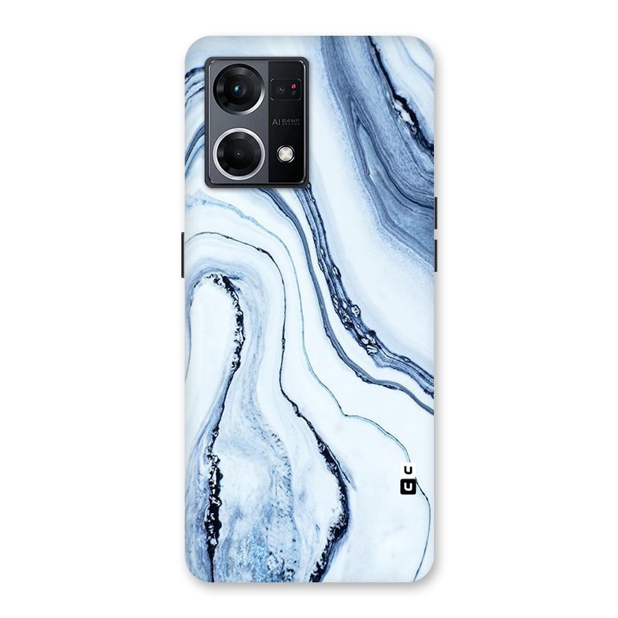Cool Marble Art Glass Back Case for Oppo F21 Pro 5G