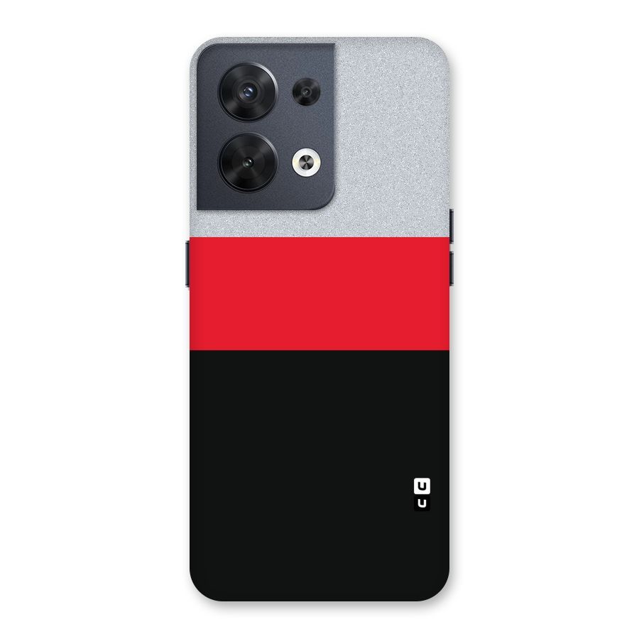 Cool Melange Stripe Back Case for Oppo Reno8 5G