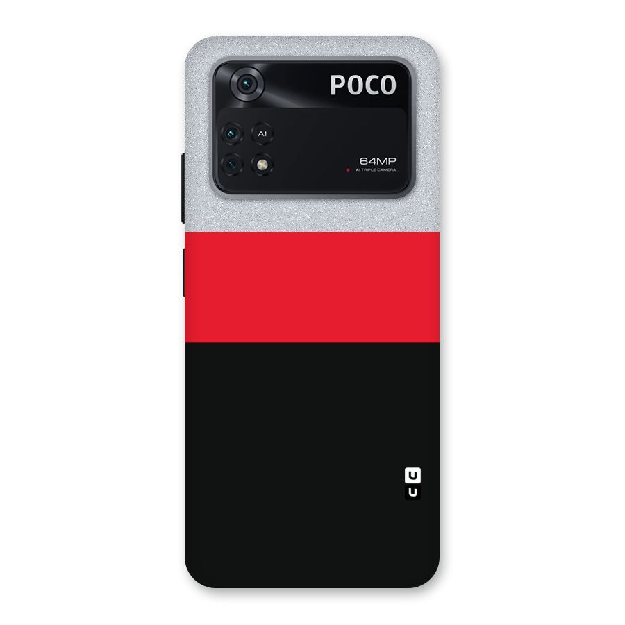 Cool Melange Stripe Back Case for Poco M4 Pro 4G