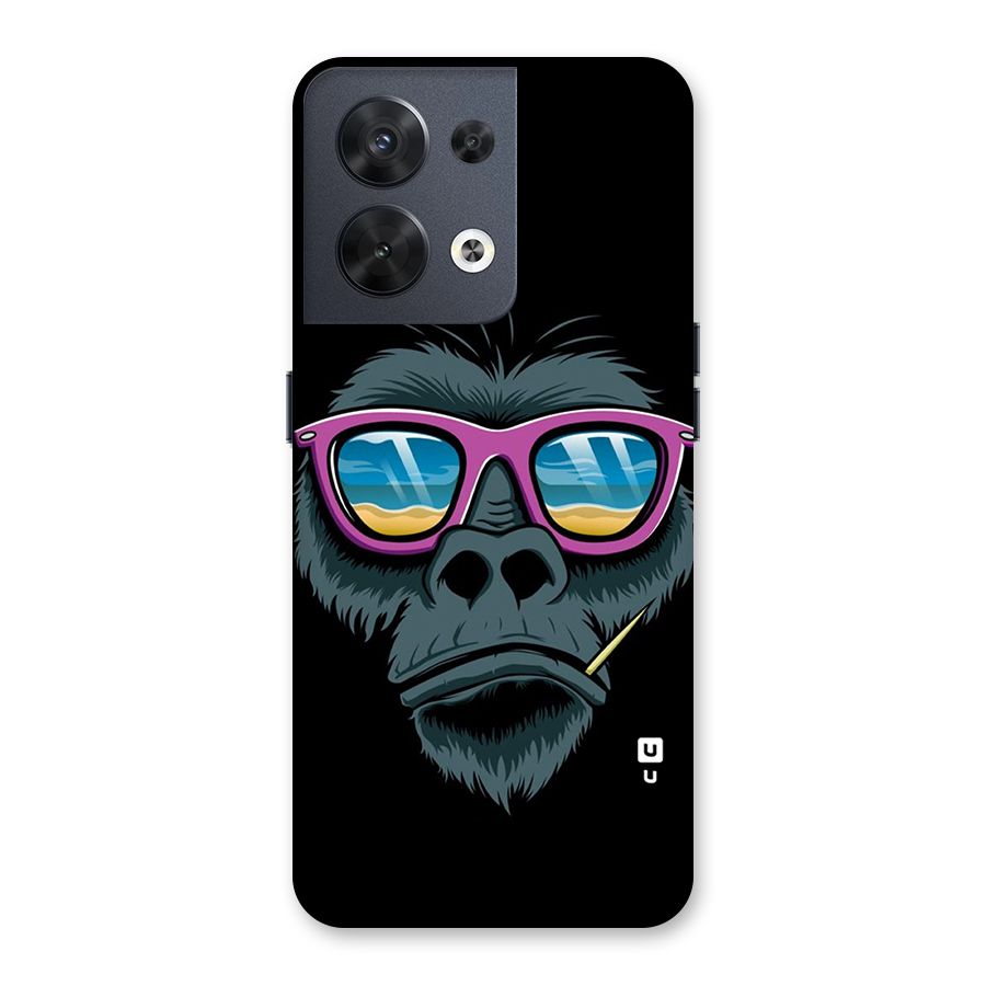 Cool Monkey Beach Sunglasses Back Case for Oppo Reno8 5G
