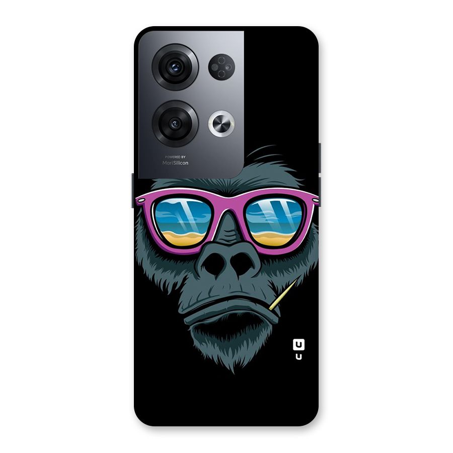 Cool Monkey Beach Sunglasses Back Case for Oppo Reno8 Pro 5G