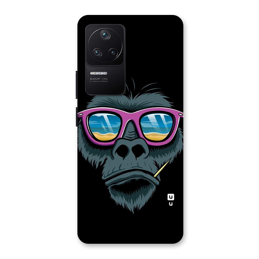 Cool Monkey Beach Sunglasses Back Case for Poco F4 5G