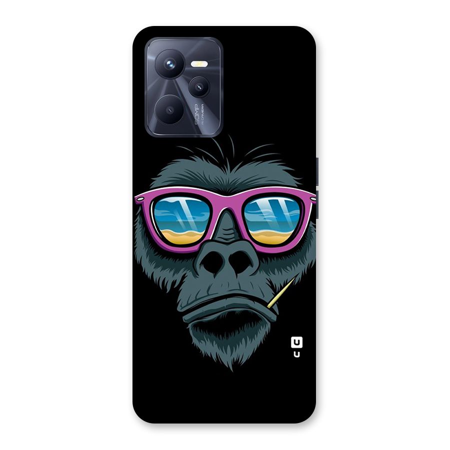 Cool Monkey Beach Sunglasses Back Case for Realme C35