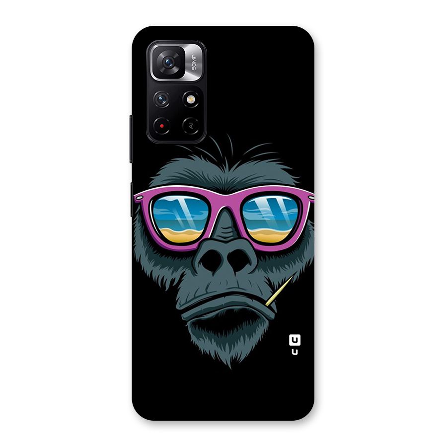 Cool Monkey Beach Sunglasses Back Case for Redmi Note 11T 5G