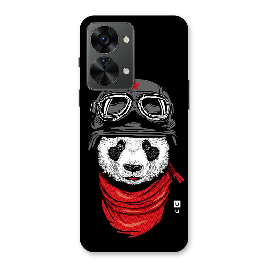 Cool Panda Soldier Art Back Case for OnePlus Nord 2T