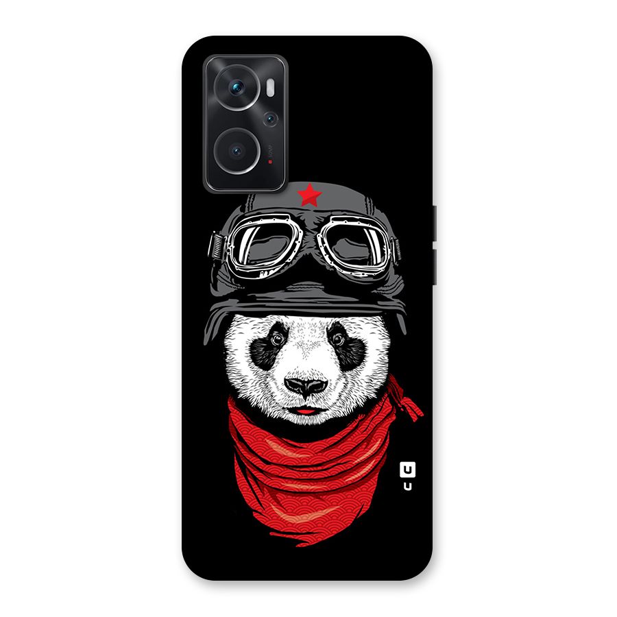 Cool Panda Soldier Art Back Case for Oppo K10 4G