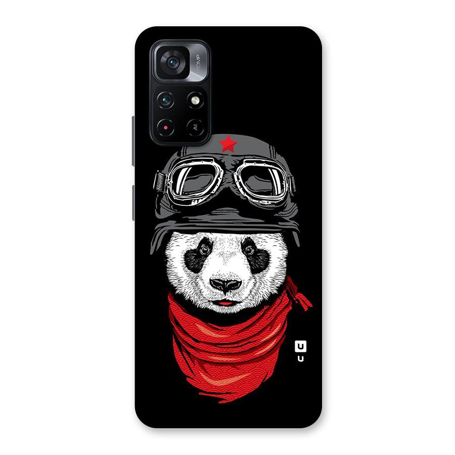 Cool Panda Soldier Art Back Case for Poco M4 Pro 5G