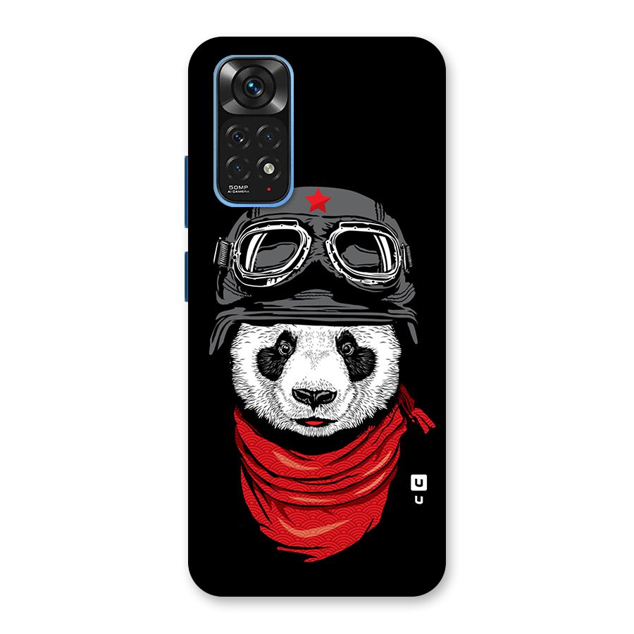 Cool Panda Soldier Art Back Case for Redmi Note 11S