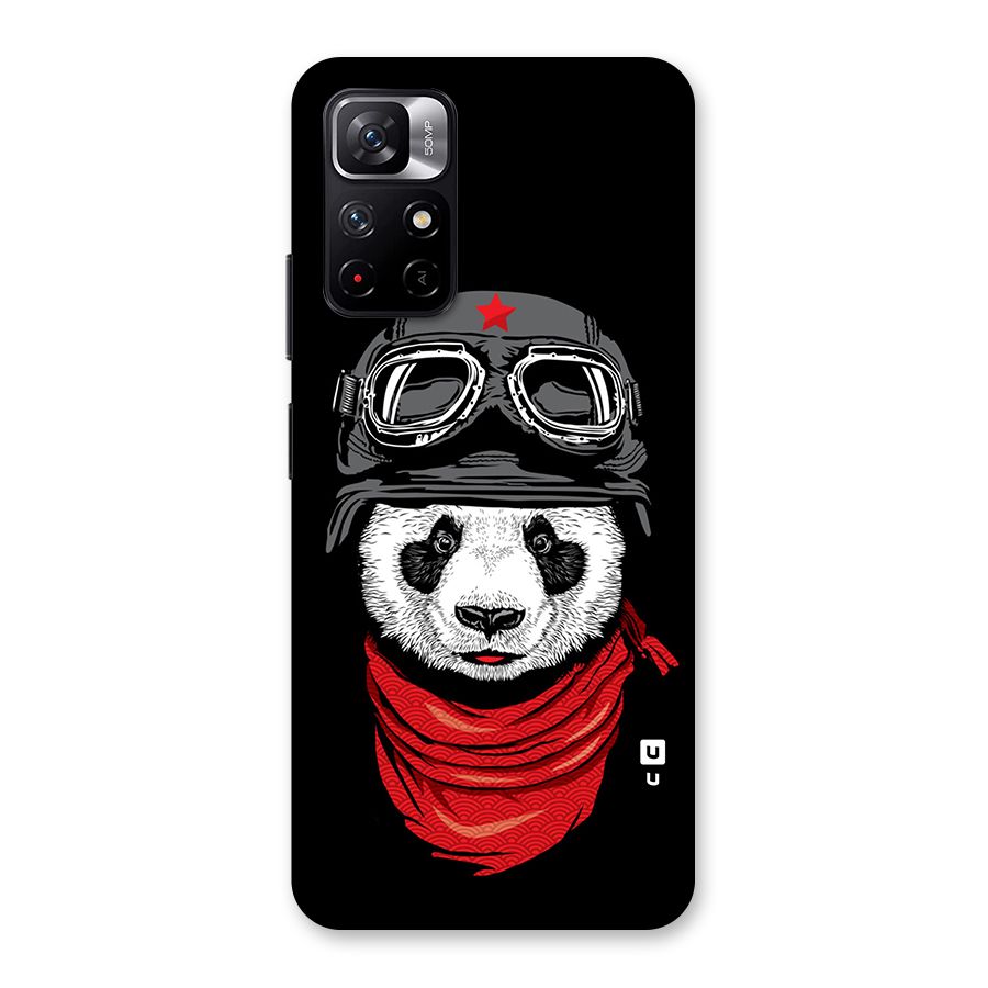 Cool Panda Soldier Art Back Case for Redmi Note 11T 5G
