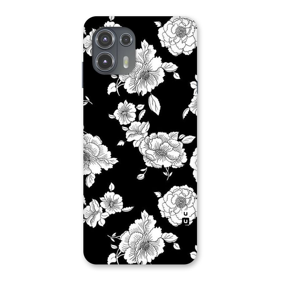 Cool Pattern Flowers Back Case for Motorola Edge 20 Fusion