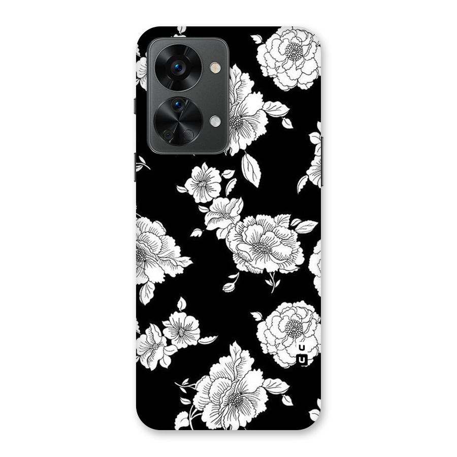 Cool Pattern Flowers Back Case for OnePlus Nord 2T
