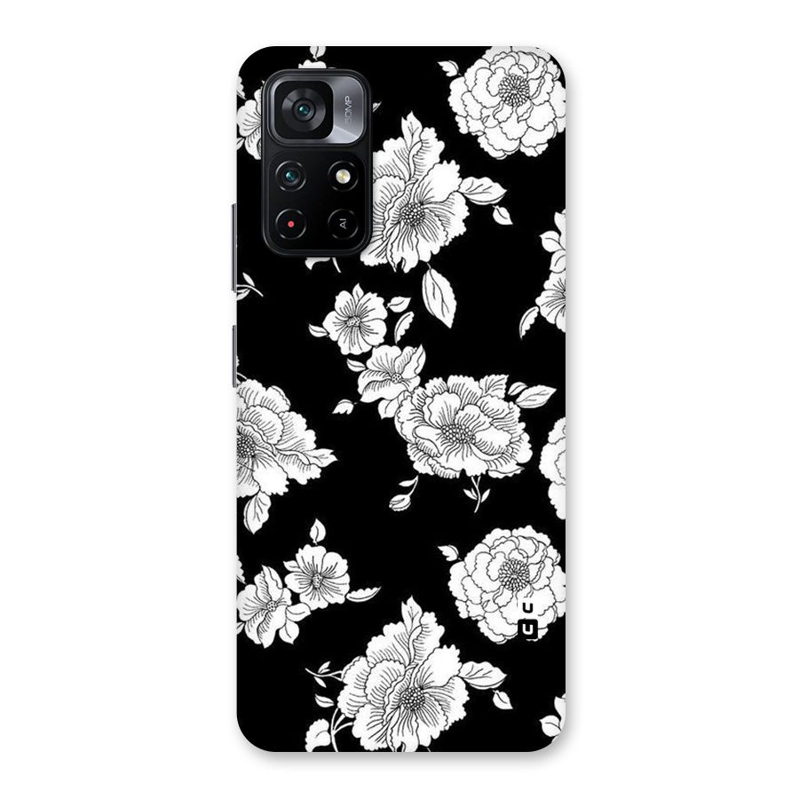 Cool Pattern Flowers Back Case for Poco M4 Pro 5G