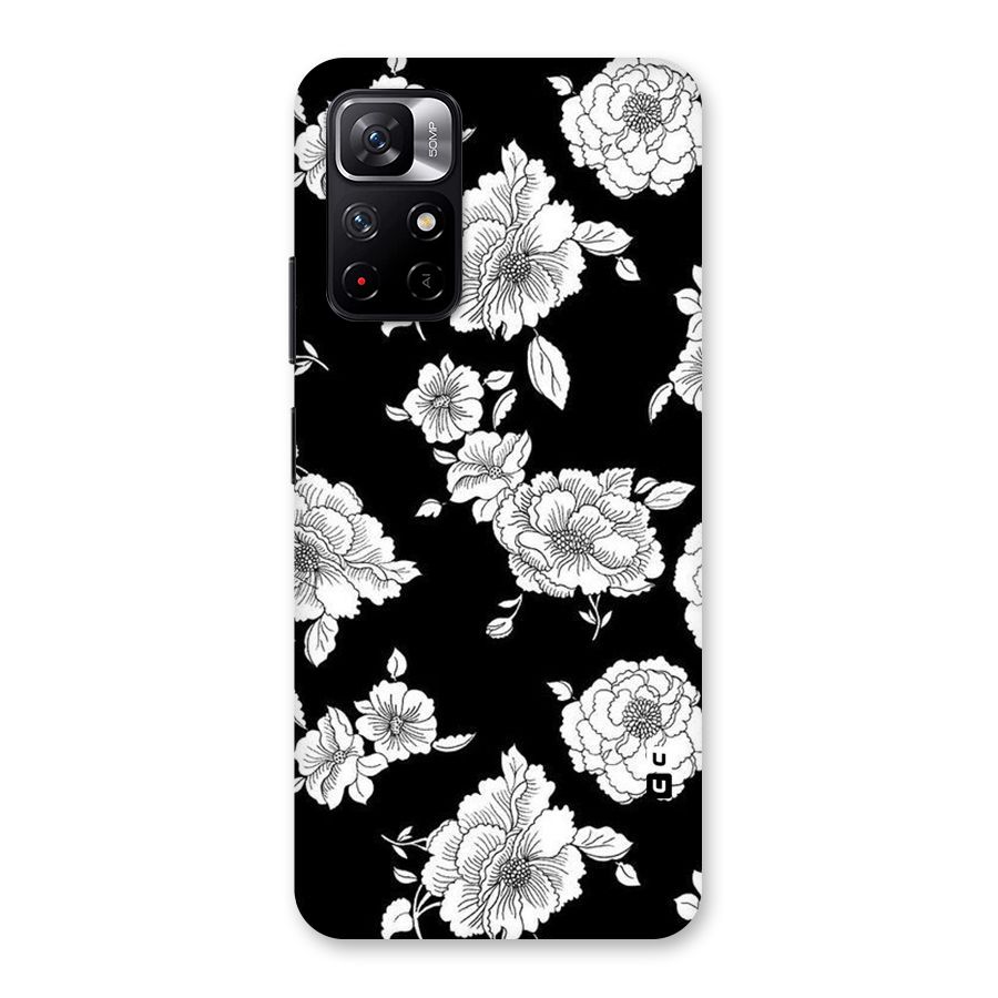 Cool Pattern Flowers Back Case for Redmi Note 11T 5G