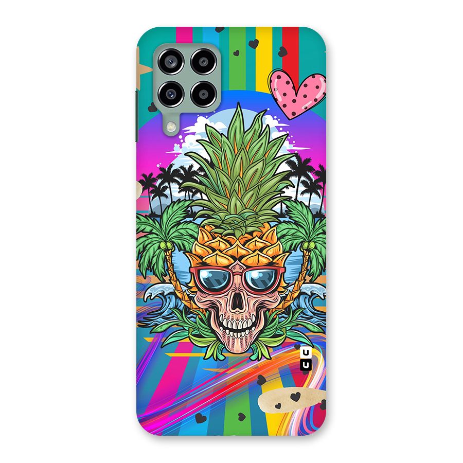 Cool Pineapple Skull Back Case for Galaxy M33