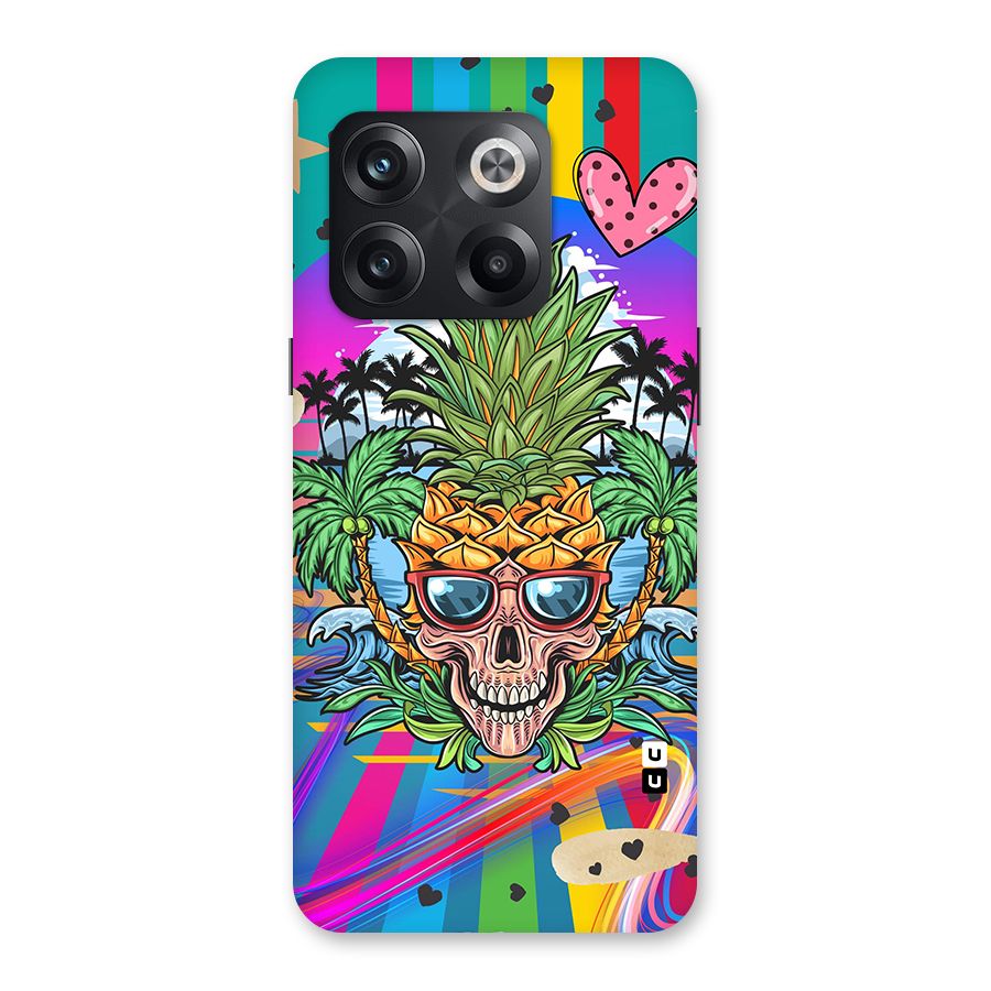 Cool Pineapple Skull Back Case for OnePlus 10T