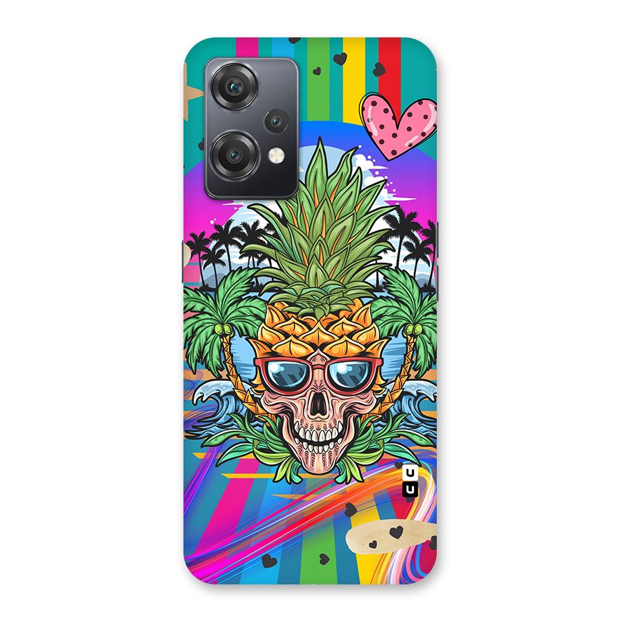 Cool Pineapple Skull Back Case for OnePlus Nord CE 2 Lite 5G