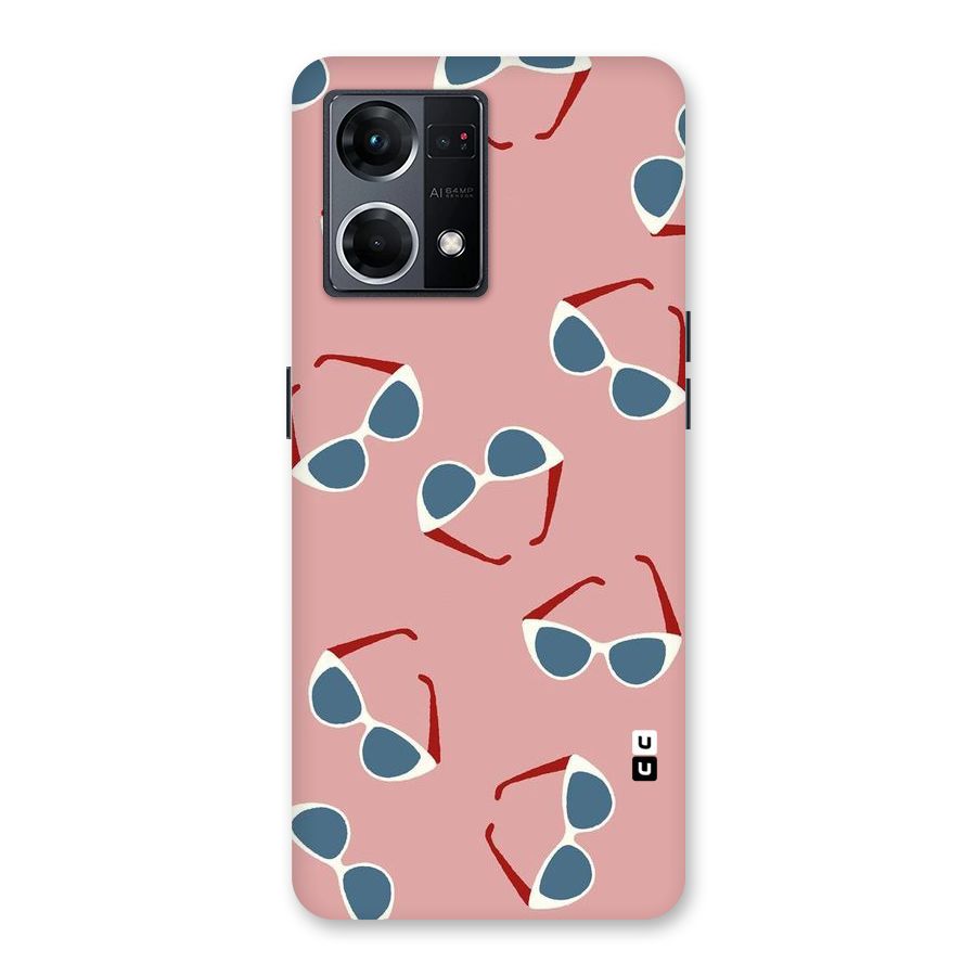 Cool Shades Pattern Glass Back Case for Oppo F21 Pro 5G