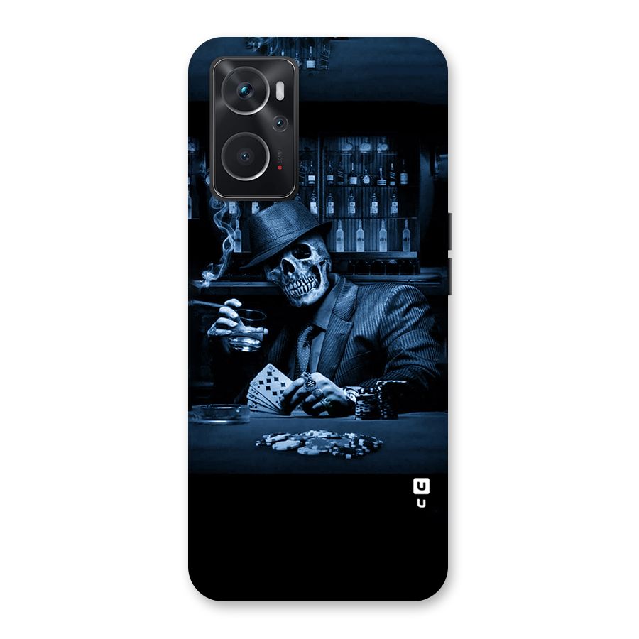 Cool Skull Cards Back Case for Oppo K10 4G