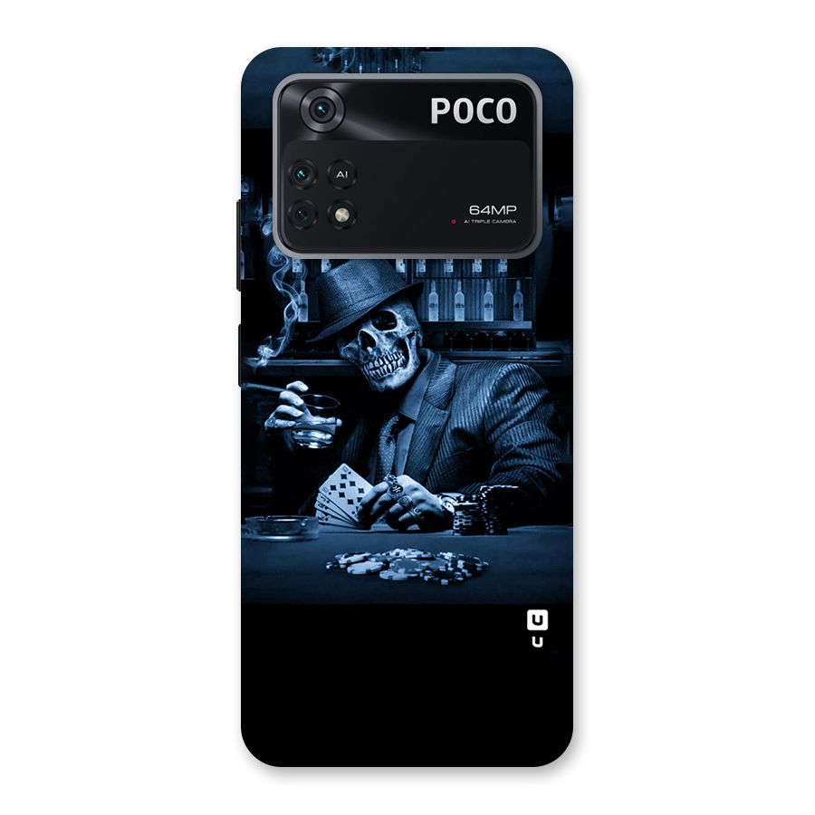 Cool Skull Cards Back Case for Poco M4 Pro 4G