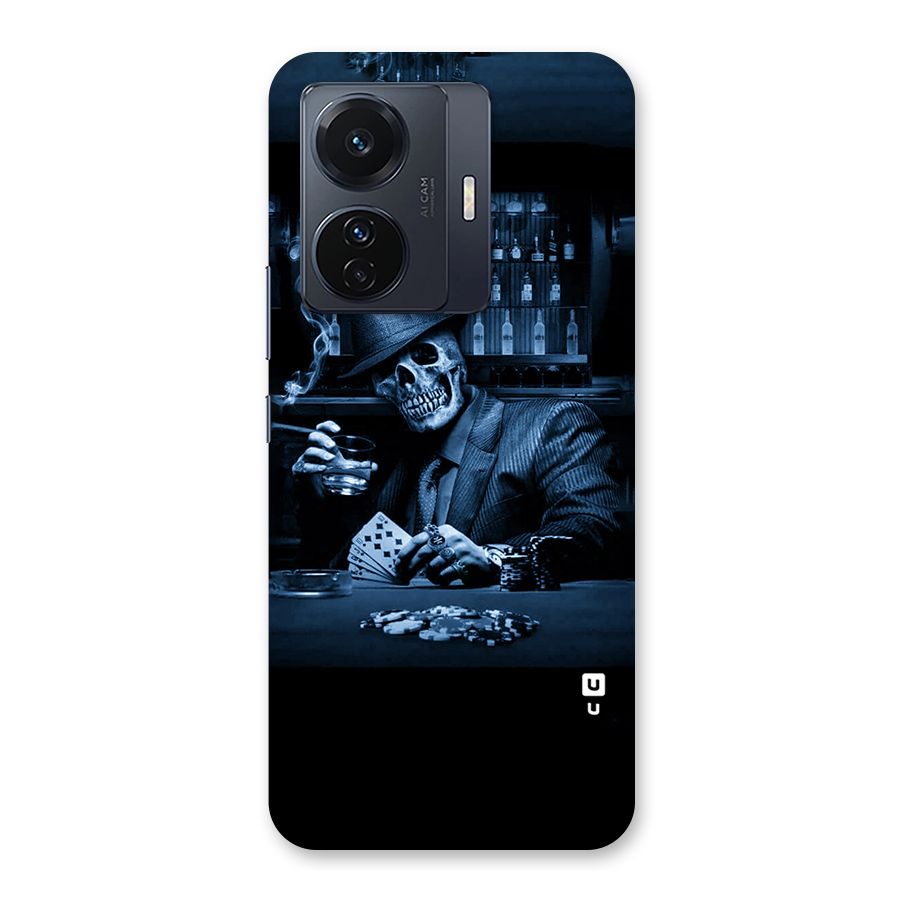Cool Skull Cards Back Case for Vivo T1 Pro