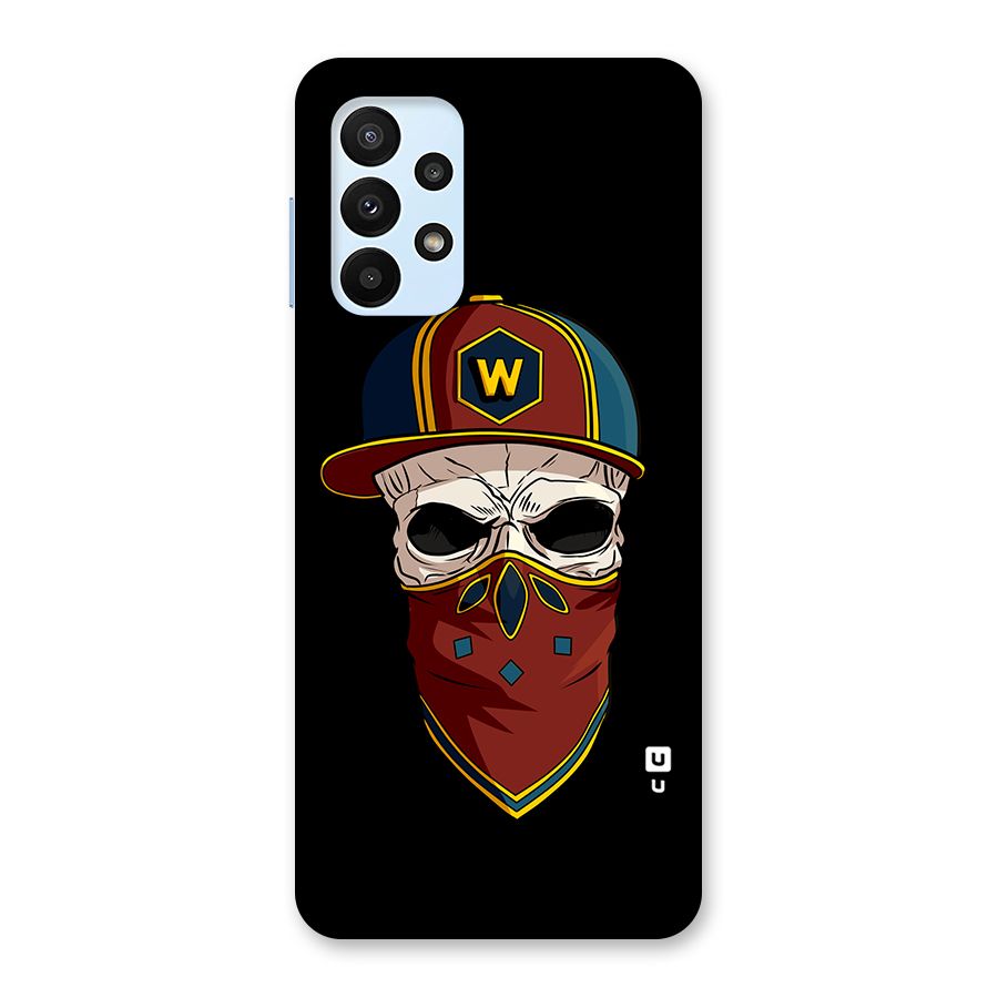 Cool Skull Mask Cap Back Case for Galaxy A23