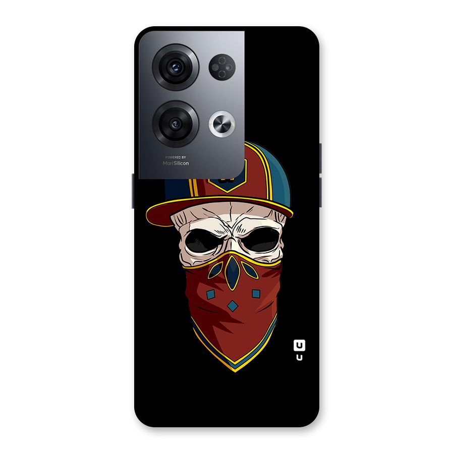Cool Skull Mask Cap Back Case for Oppo Reno8 Pro 5G