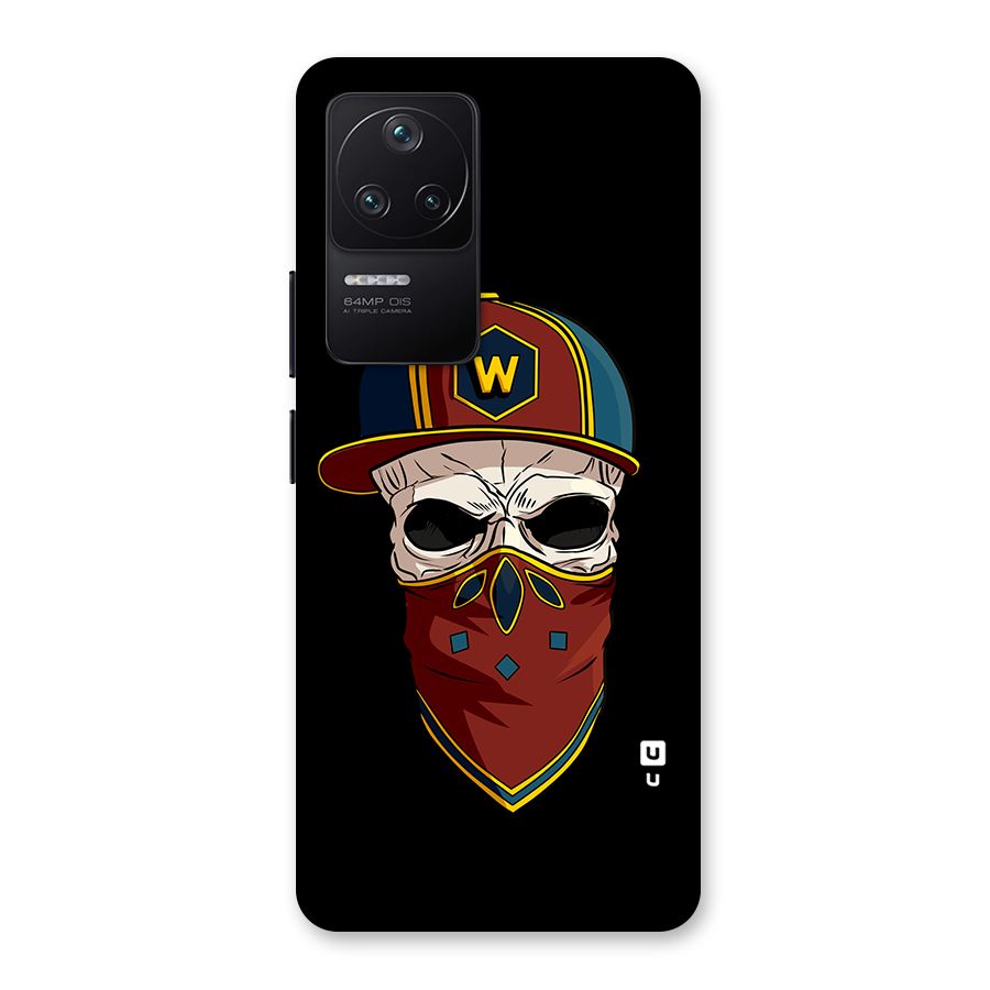 Cool Skull Mask Cap Back Case for Poco F4 5G