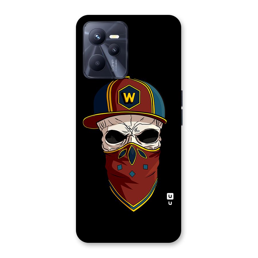 Cool Skull Mask Cap Back Case for Realme C35