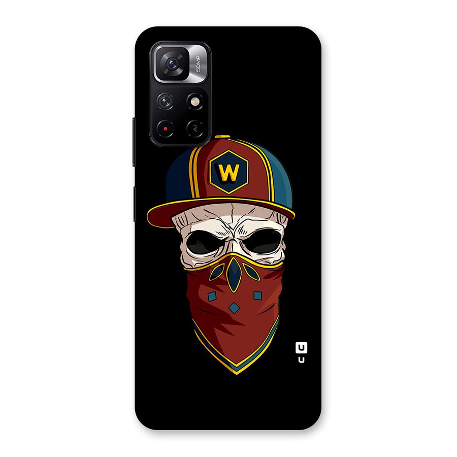 Cool Skull Mask Cap Back Case for Redmi Note 11T 5G