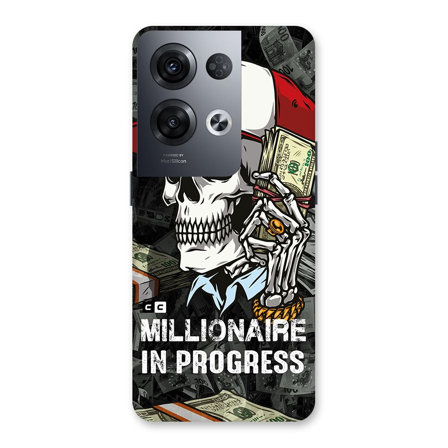 Cool Skull Millionaire In Progress Back Case for Oppo Reno8 Pro 5G