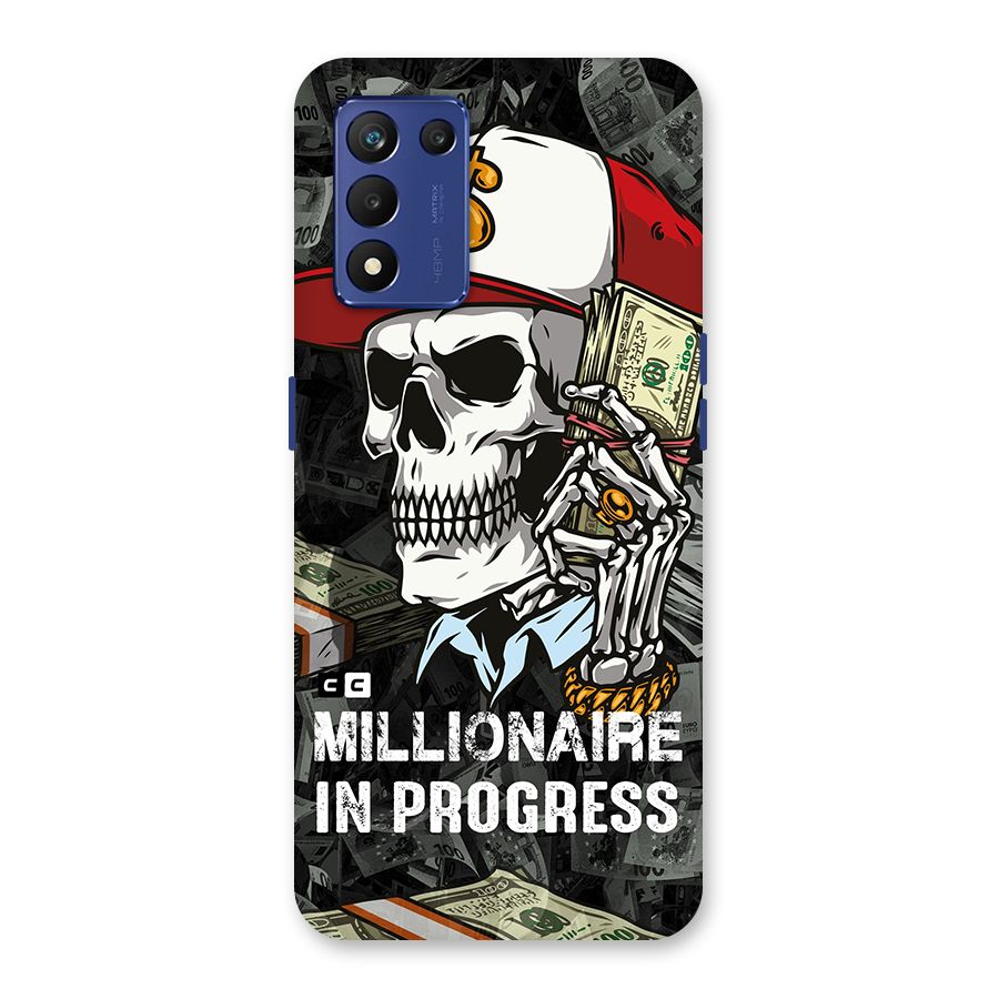 Cool Skull Millionaire In Progress Back Case for Realme 9 5G Speed