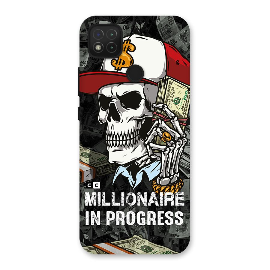 Cool Skull Millionaire In Progress Back Case for Redmi 9 Activ
