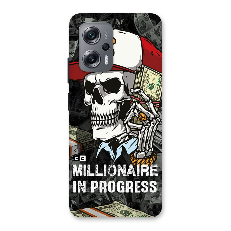 Cool Skull Millionaire In Progress Back Case for Redmi K50i