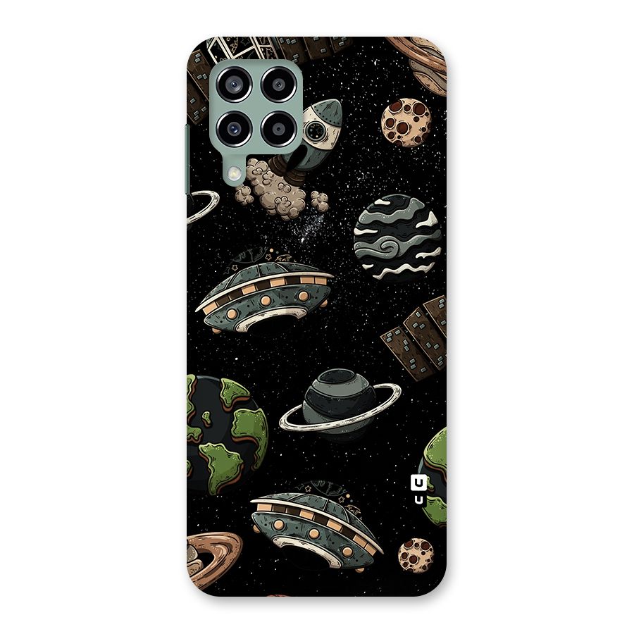 Cosmos Night Sky Anime Pattern Back Case for Galaxy M33