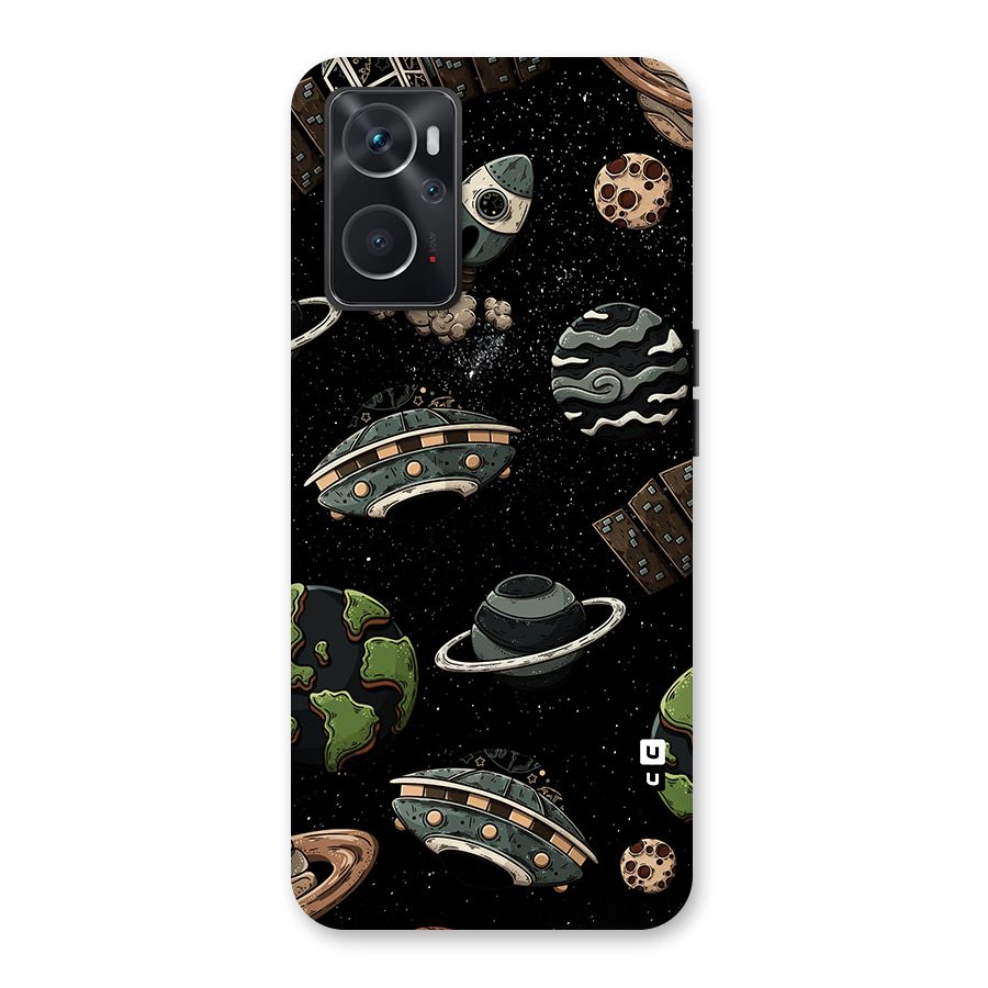Cosmos Night Sky Anime Pattern Back Case for Oppo K10 4G