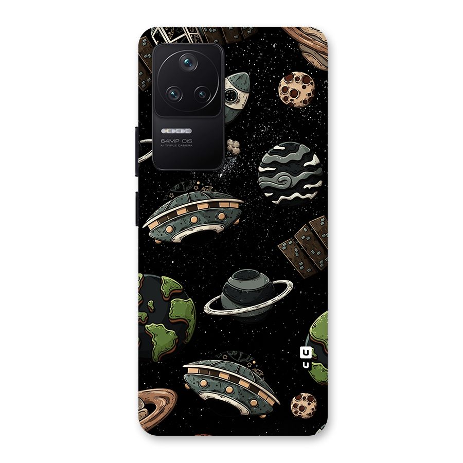 Cosmos Night Sky Anime Pattern Back Case for Poco F4 5G