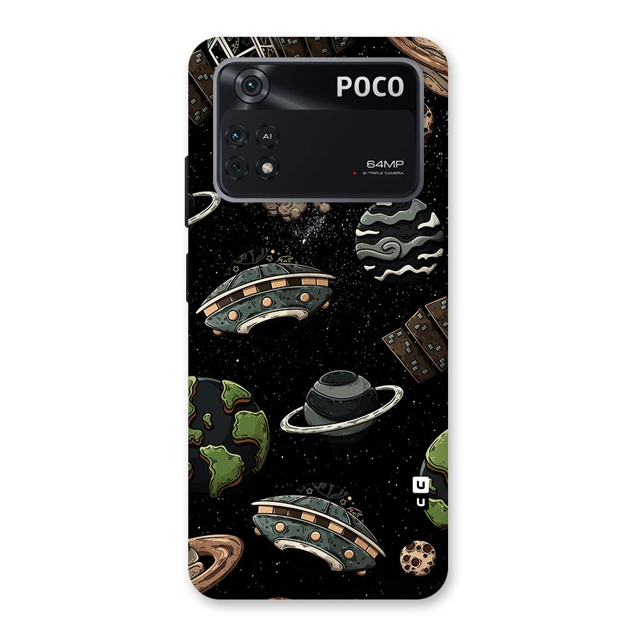 Cosmos Night Sky Anime Pattern Back Case for Poco M4 Pro 4G