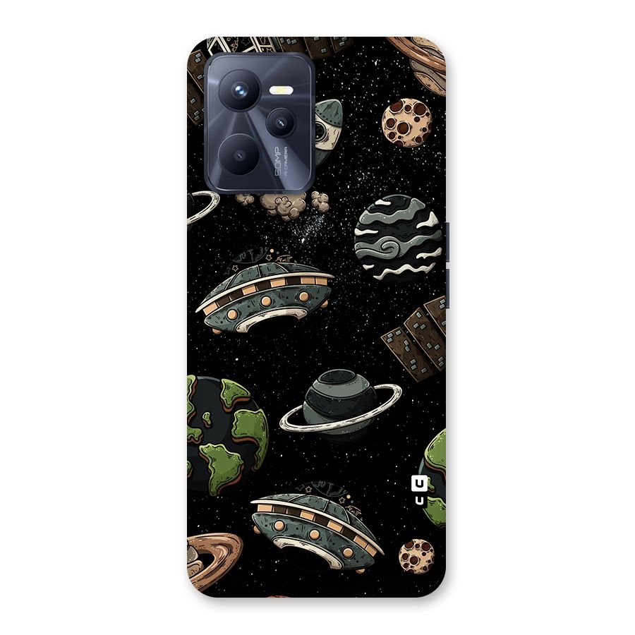 Cosmos Night Sky Anime Pattern Back Case for Realme C35
