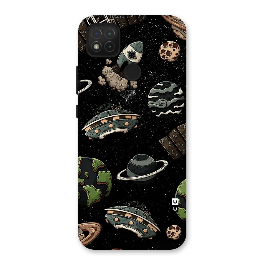 Cosmos Night Sky Anime Pattern Back Case for Redmi 9 Activ