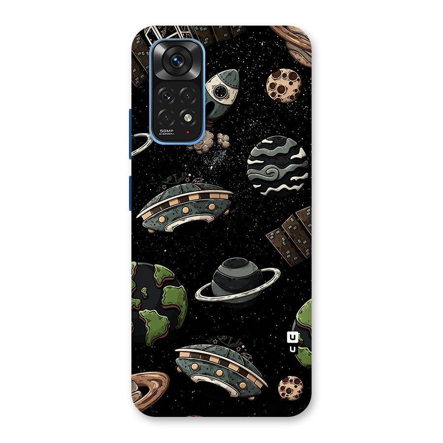 Cosmos Night Sky Anime Pattern Back Case for Redmi Note 11S