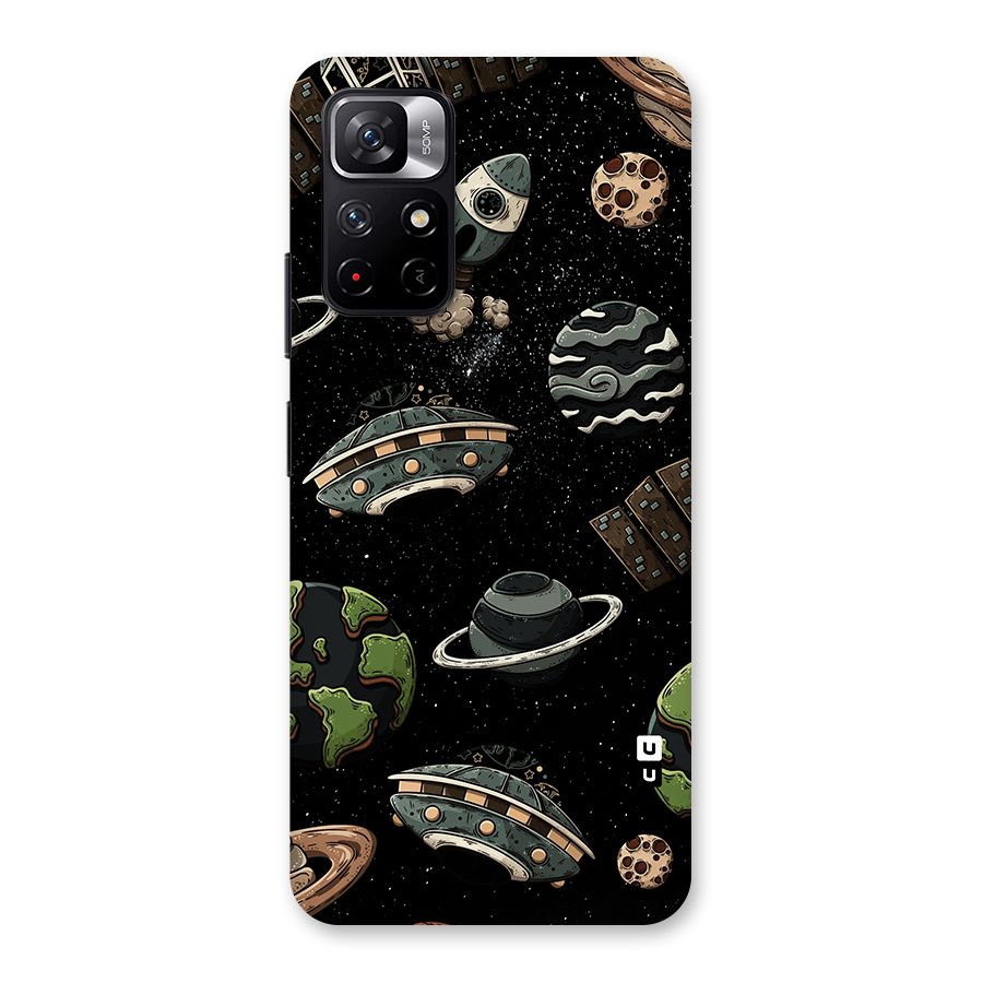 Cosmos Night Sky Anime Pattern Back Case for Redmi Note 11T 5G