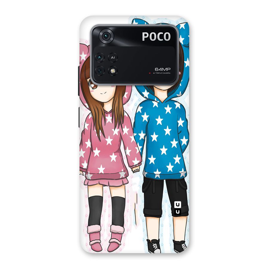 Couple In Stars Back Case for Poco M4 Pro 4G