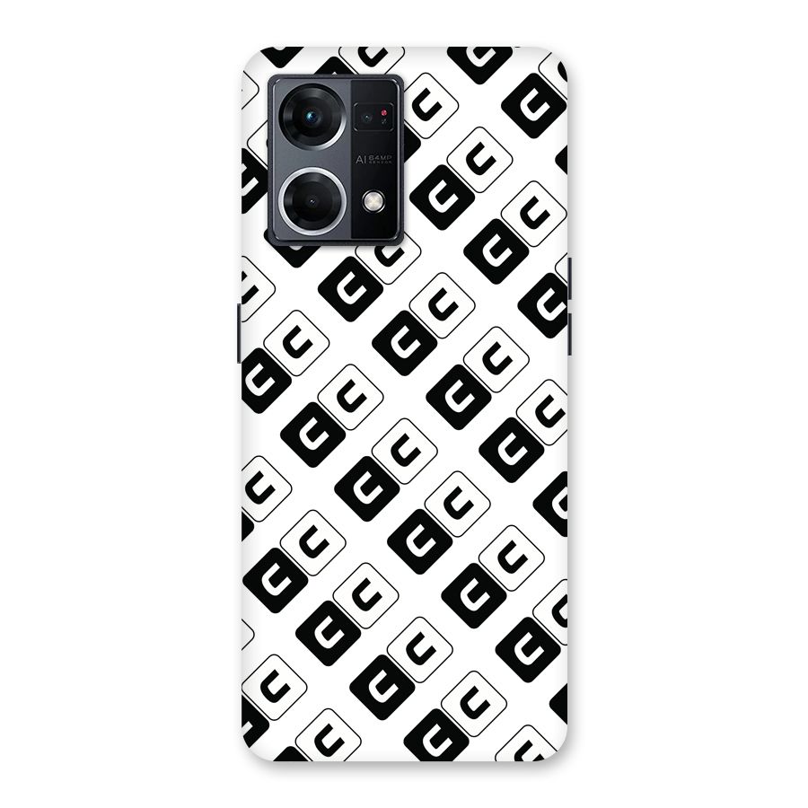 CoversCart Diagonal Banner Glass Back Case for Oppo F21 Pro 5G