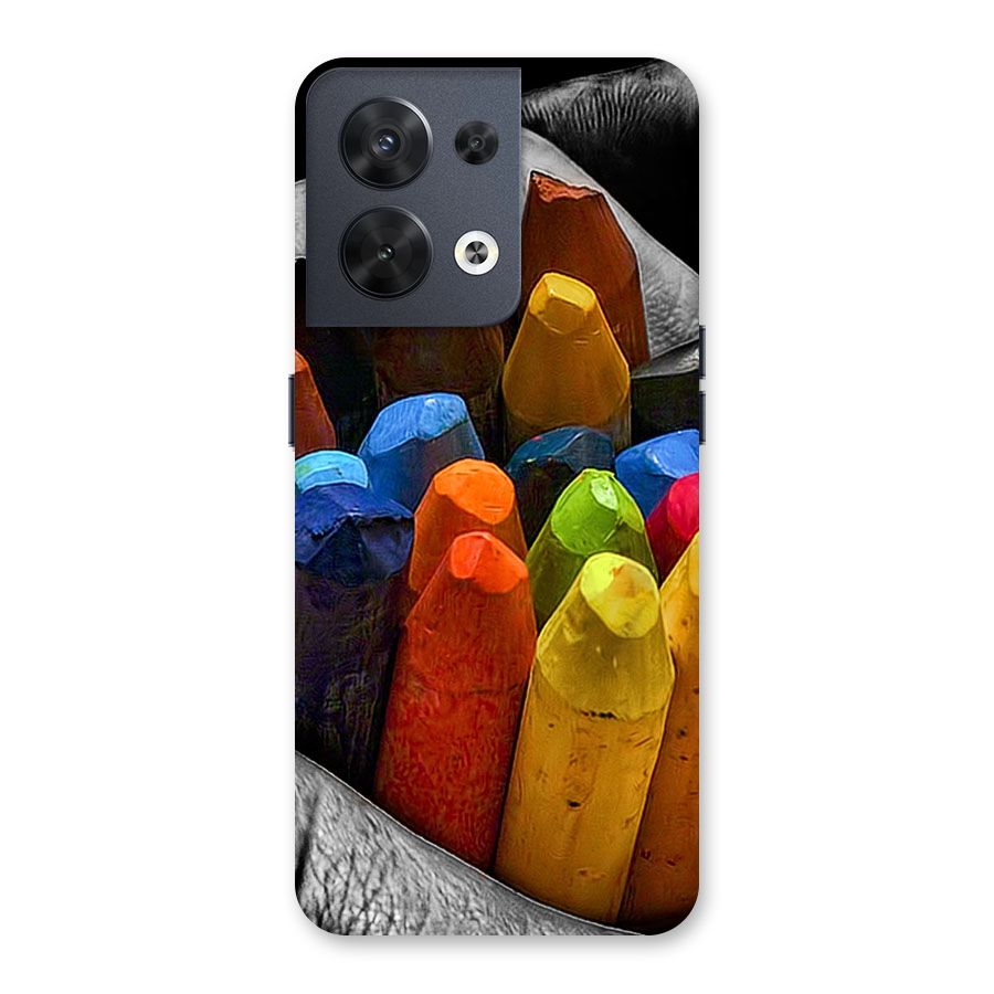 Crayons Beautiful Back Case for Oppo Reno8 5G