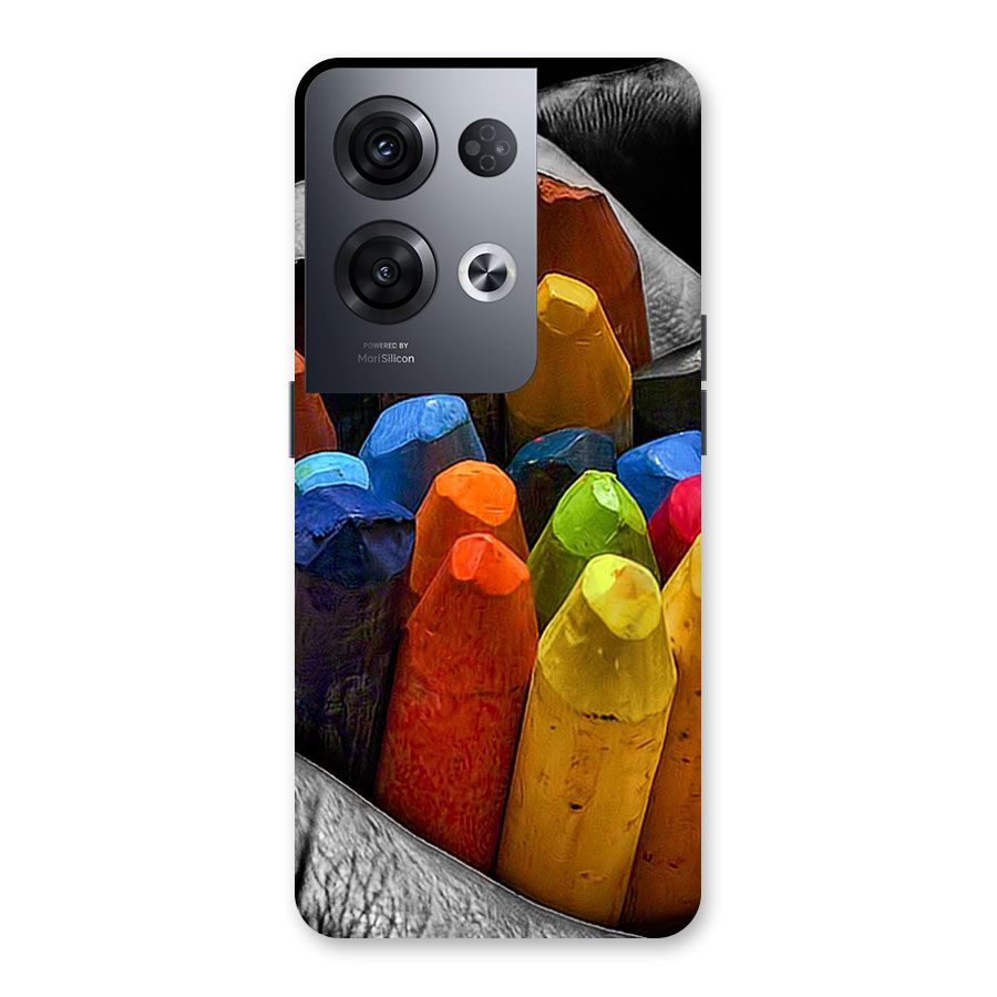 Crayons Beautiful Back Case for Oppo Reno8 Pro 5G