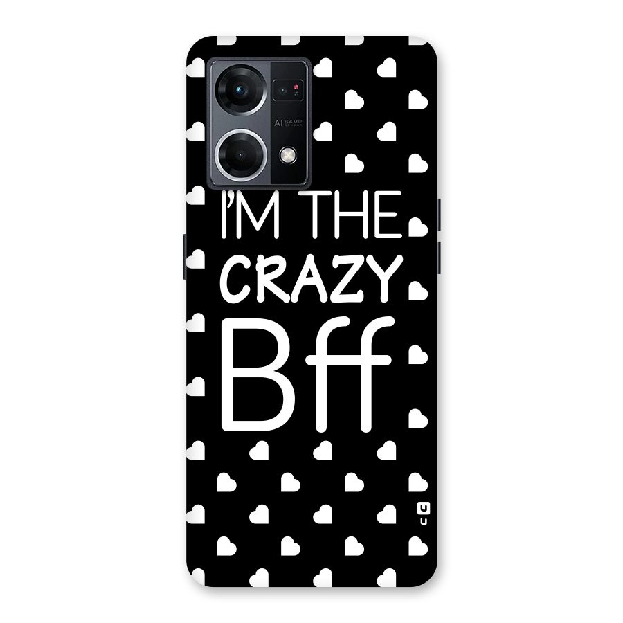 Crazy Bff Glass Back Case for Oppo F21 Pro 5G