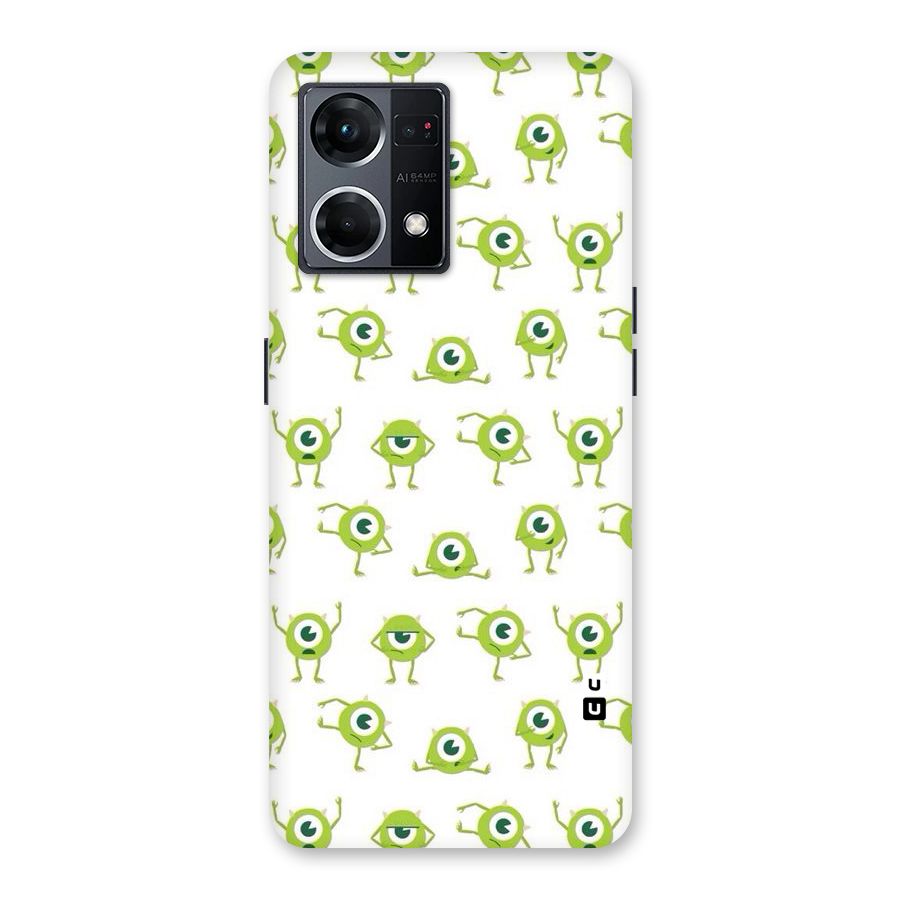 Crazy Green Maniac Glass Back Case for Oppo F21 Pro 5G