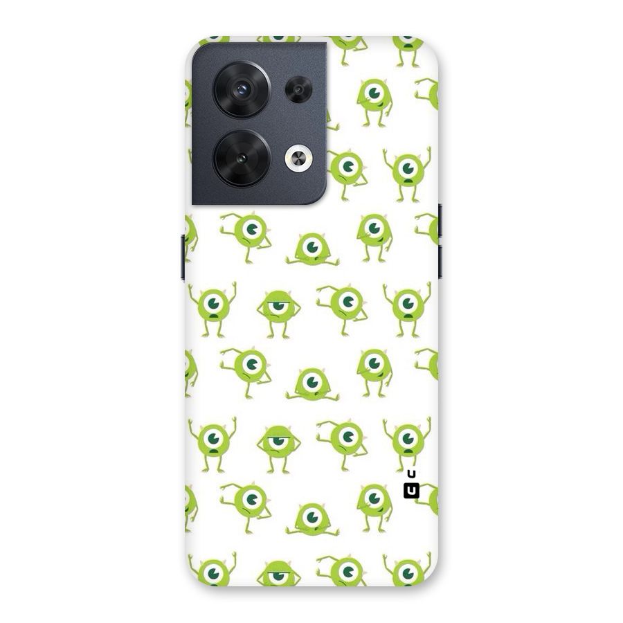 Crazy Green Maniac Back Case for Oppo Reno8 5G